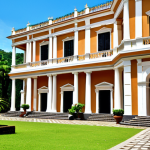 Colonial Architecture**

"Elegant colonial mansion in San Cristóbal, fully clothed tourists admiring the architecture, lush tropical vegetation, sunny day, historical landmark, appropriate content, safe for work, perfect anatomy, correct proportions, professional photography."

**