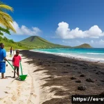 Home 20 세인트키츠 네비스 대형 화재 사건 - **Vibrant Caribbean Harmony: Community in Prevention**
A breathtaking wide-angle shot of a prist...